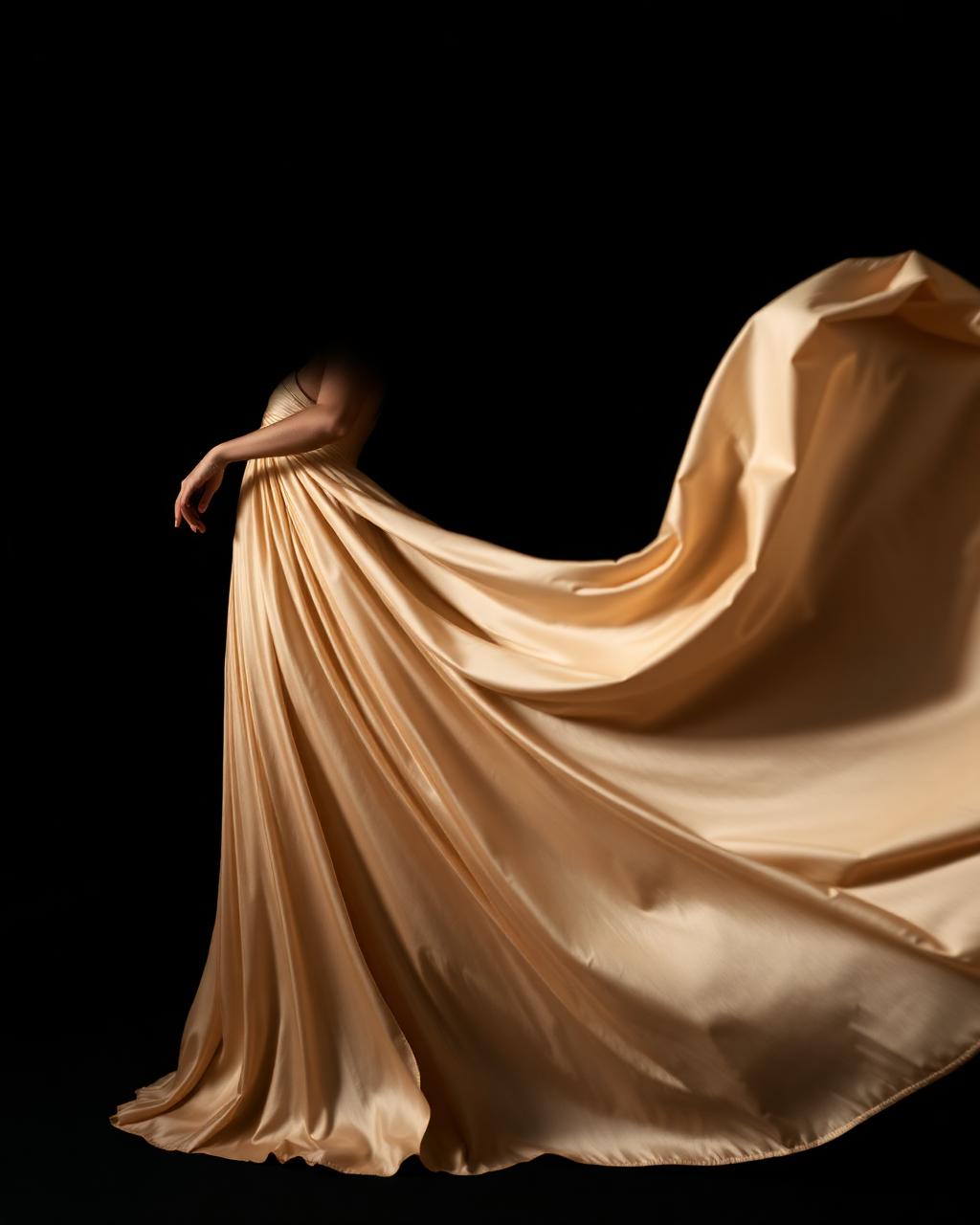 Robe en soie